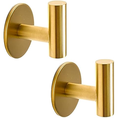 Toalleros de gancho pintados para baño