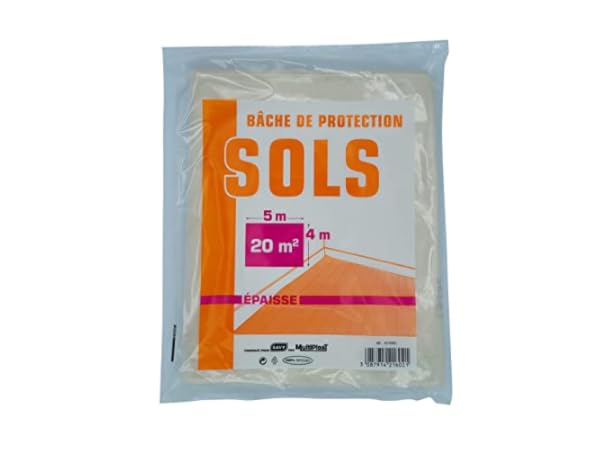 Toiles protectrices et bâches en plastique pour peinture Vignette