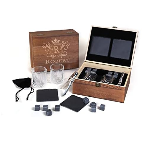 Whiskeygläser mit Untersetzern