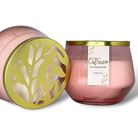 Velas aromáticas cítricas