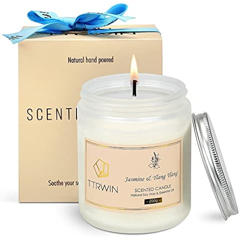 Velas aromáticas de ylang-ylang