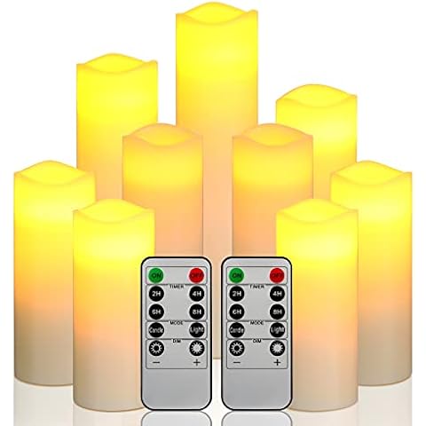 Velas con control remoto