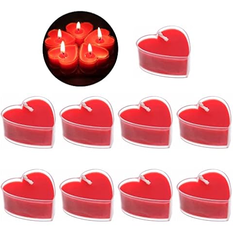Velas de corazón