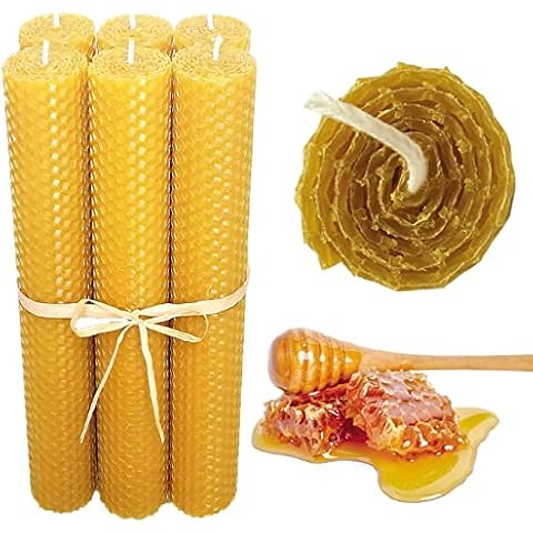 Velas pilar de abeja