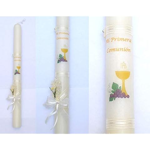Velas pilar de flores