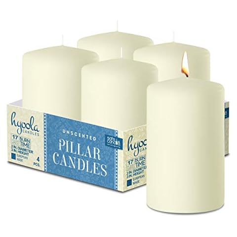 Velas pilar con una sola mecha