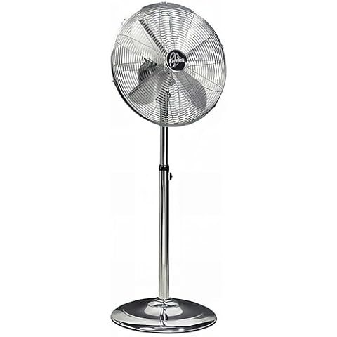 Ventilateurs sur pied Chrome