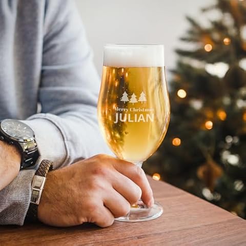 Verres à bière gravés