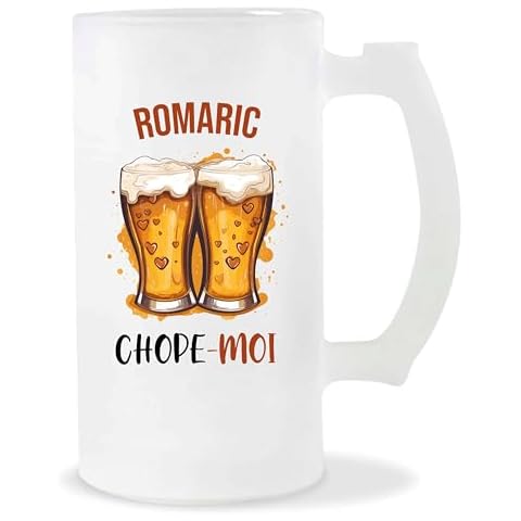 Verres à bière pour la Saint-Valentin