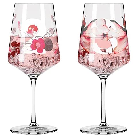 Verres à cocktails Fleurs