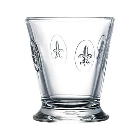 Verres à eau à pieds Fleurs