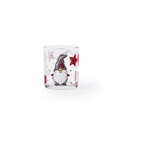 Verres à eau à pied de Noël