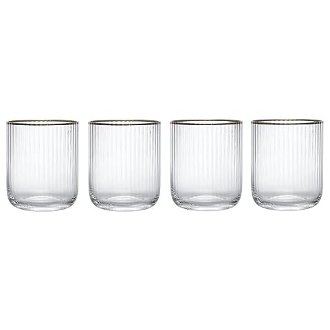 Verres à eau à pied pour pendaison de crémaillère
