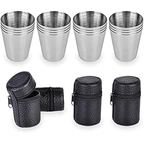 Verres à shot en acier