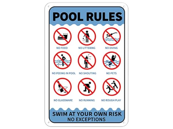 Warnschilder für Pools Vorschaubild