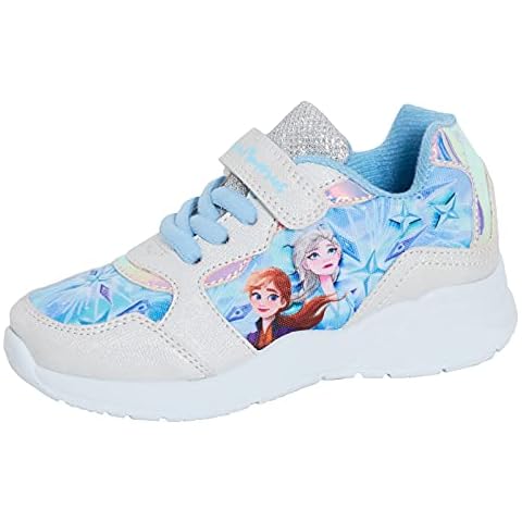 Zapatillas casuales de niña con purpurina
