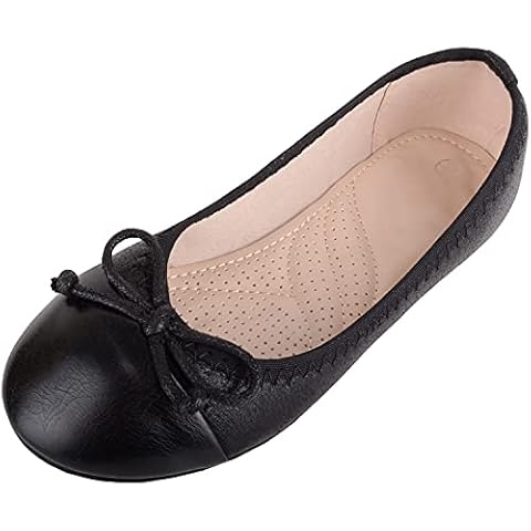 Zapatillas de ballet para niñas con purpurina