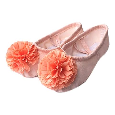 Zapatillas de ballet de tela para niñas