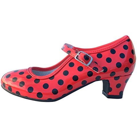 Zapatillas de danza para niñas con hebilla