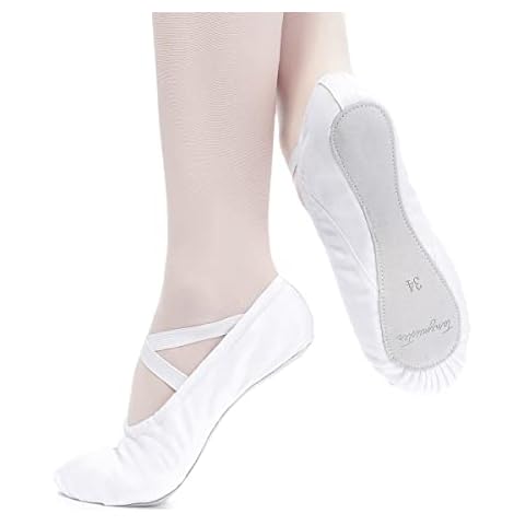 Zapatillas de danza de lino para niñas