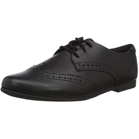 Zapatos de cordones de cuero para niñas